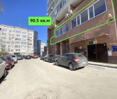 офис 90.5 кв м, этаж 2/17 Ленинская улица, 224
