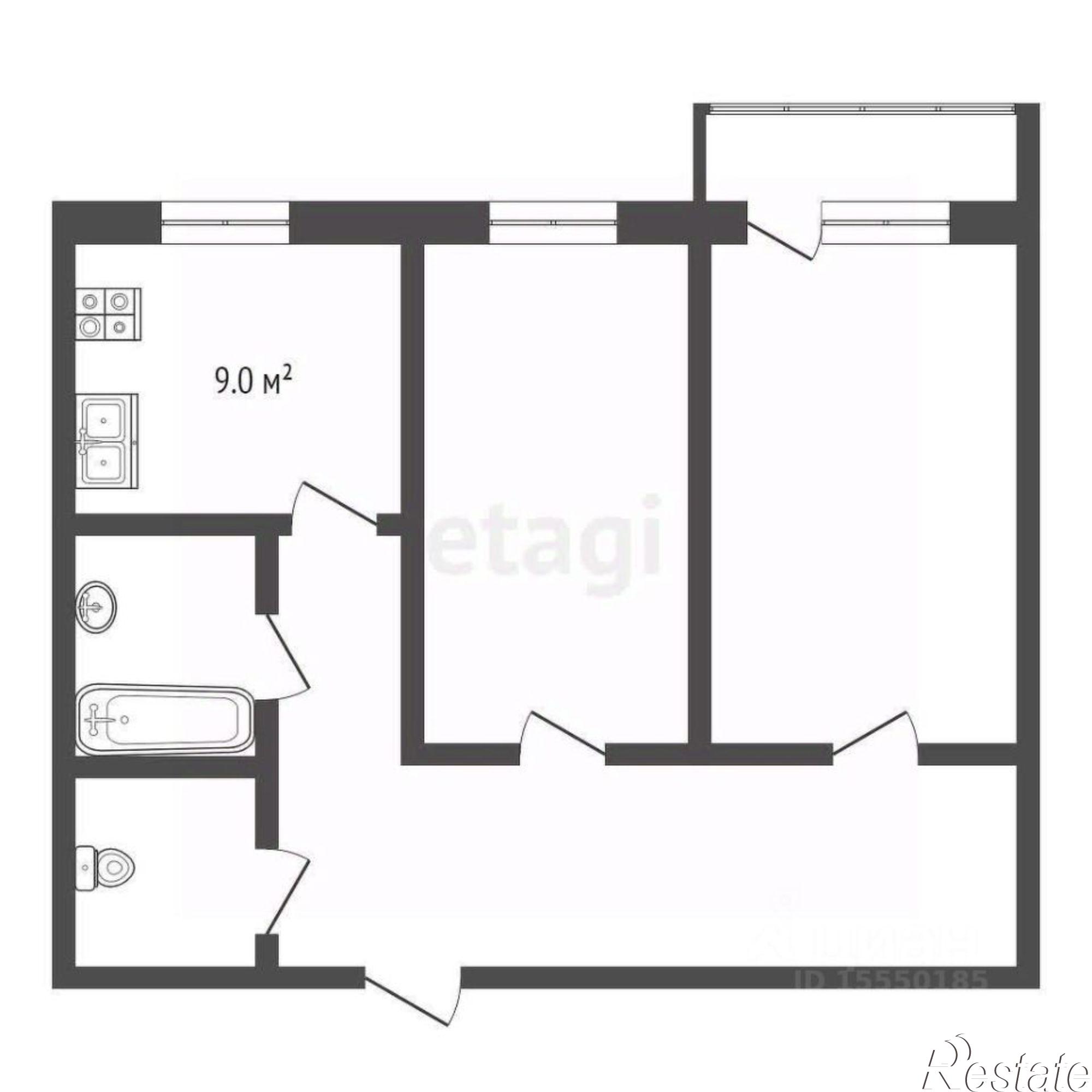 Купить квартиру за 5 250 000 рублей на ул Победы, 170