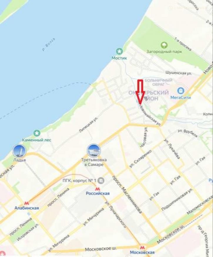 Земельный участок Новомайская улица, 18