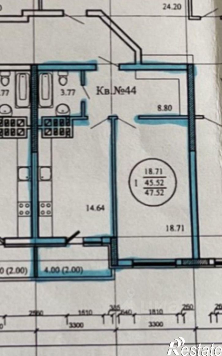 1-комн квартира ул Ленинская, 217,  д. 217