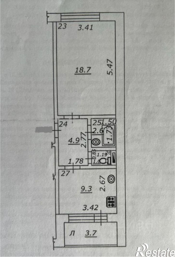 1-комн квартира ул Авроры, 146В,  д. 146В