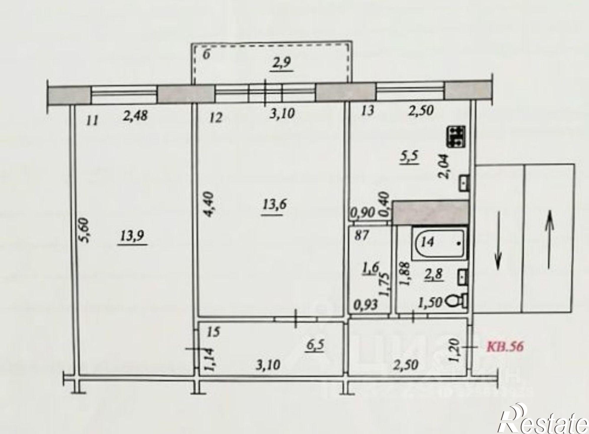 Купить квартиру за 4 850 000 рублей на ул Георгия Ратнера, 19