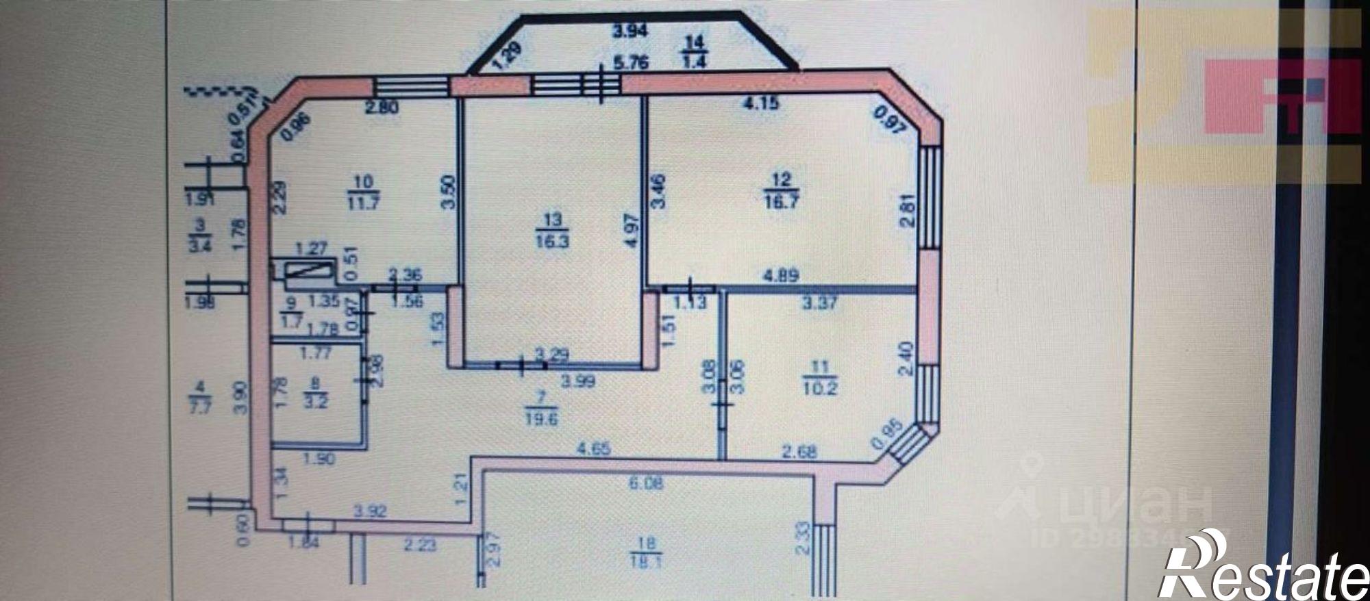 Купить квартиру за 11 500 000 рублей на пр-кт Карла Маркса, 233