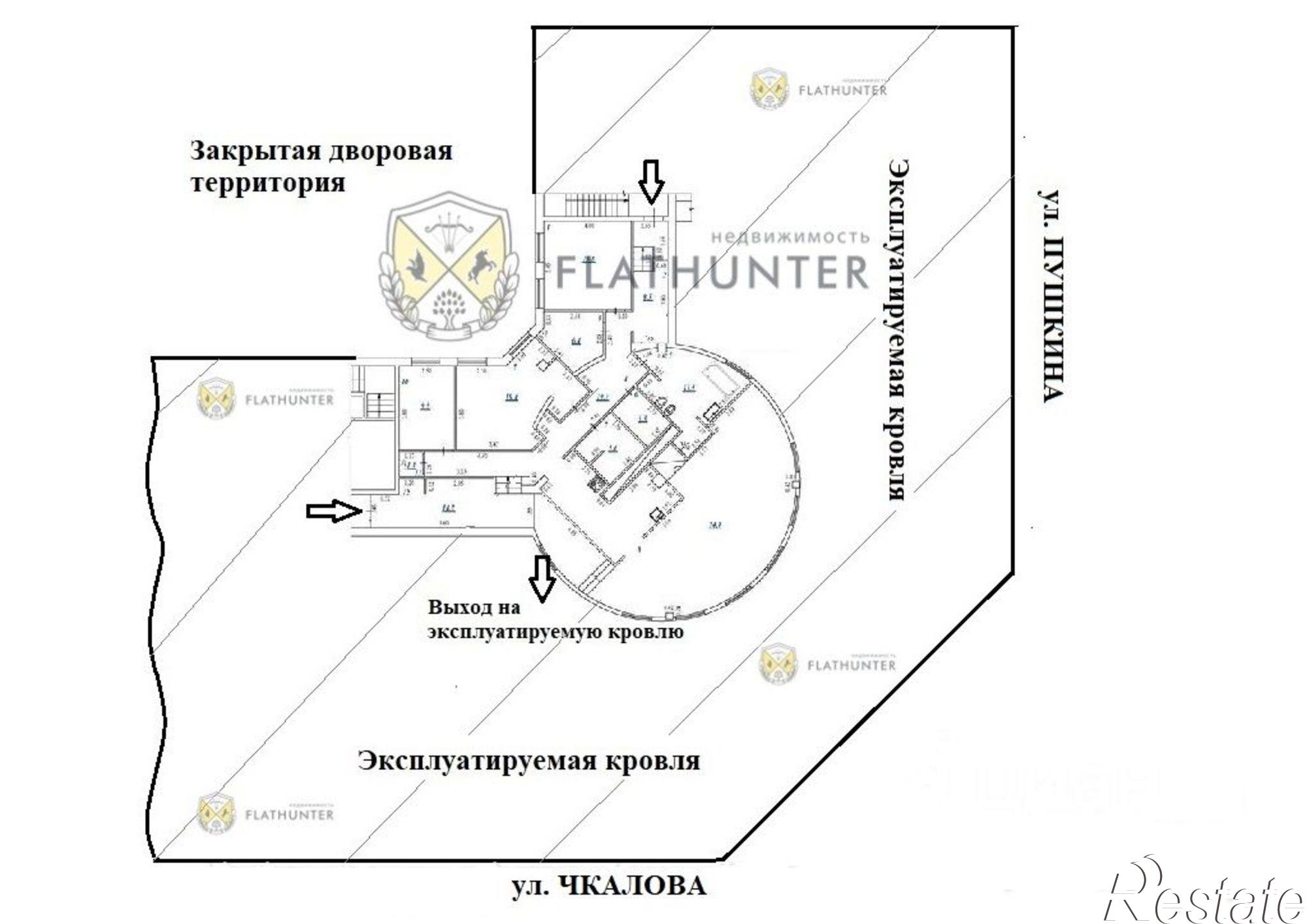 Купить квартиру за 65 000 000 рублей на улица Чкалова, 72