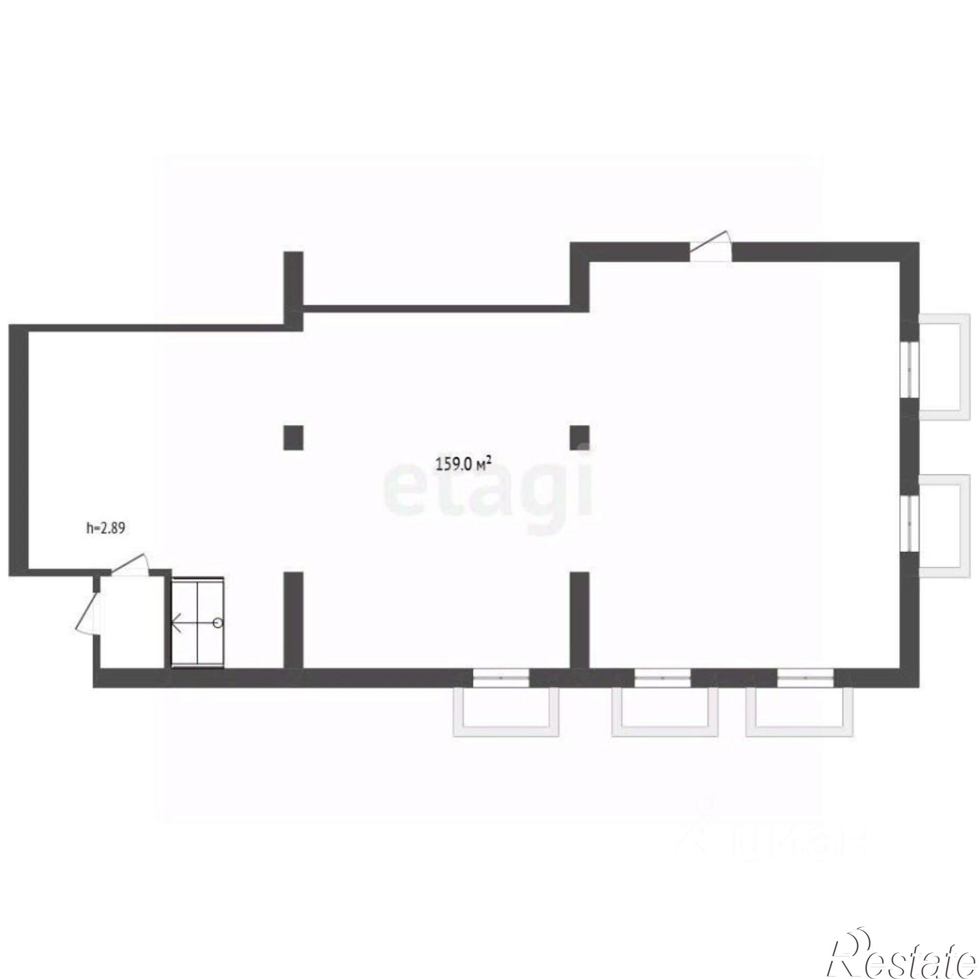 Купить офис, помещение под офис за 14 000 100 рублей на ул Маяковского, 95