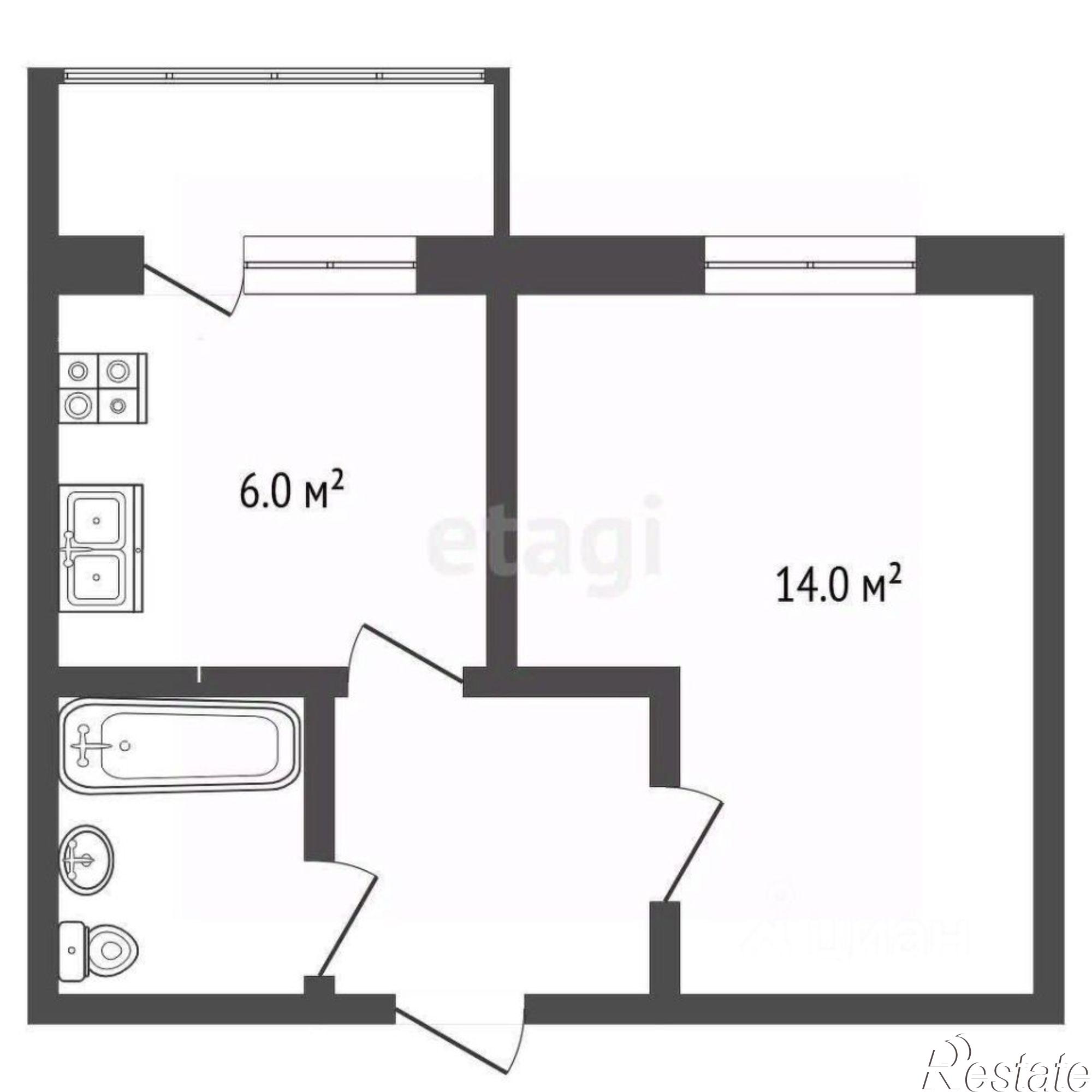 Купить квартиру за 3 100 000 рублей на ул Василия Татищева, 8