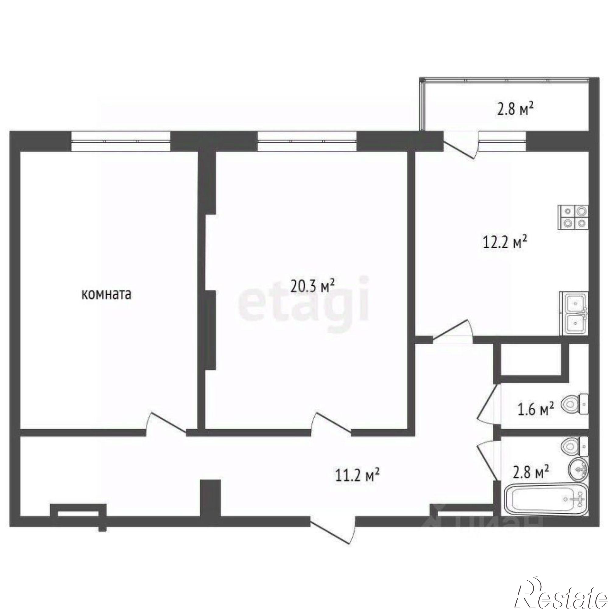 Купить квартиру за 11 400 000 рублей на улица Урицкого, 23