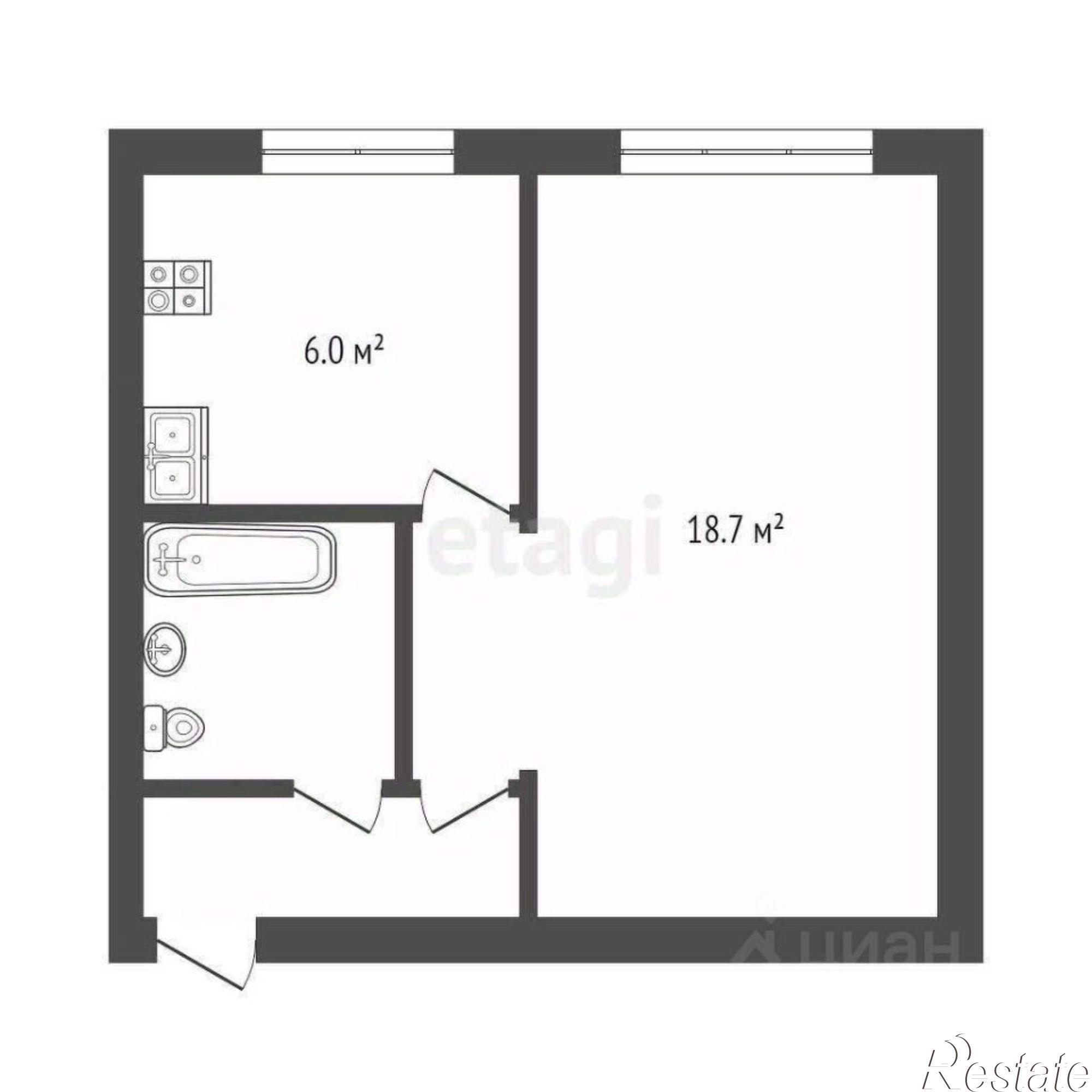 Купить квартиру за 3 500 000 рублей на ул Чернореченская, 21