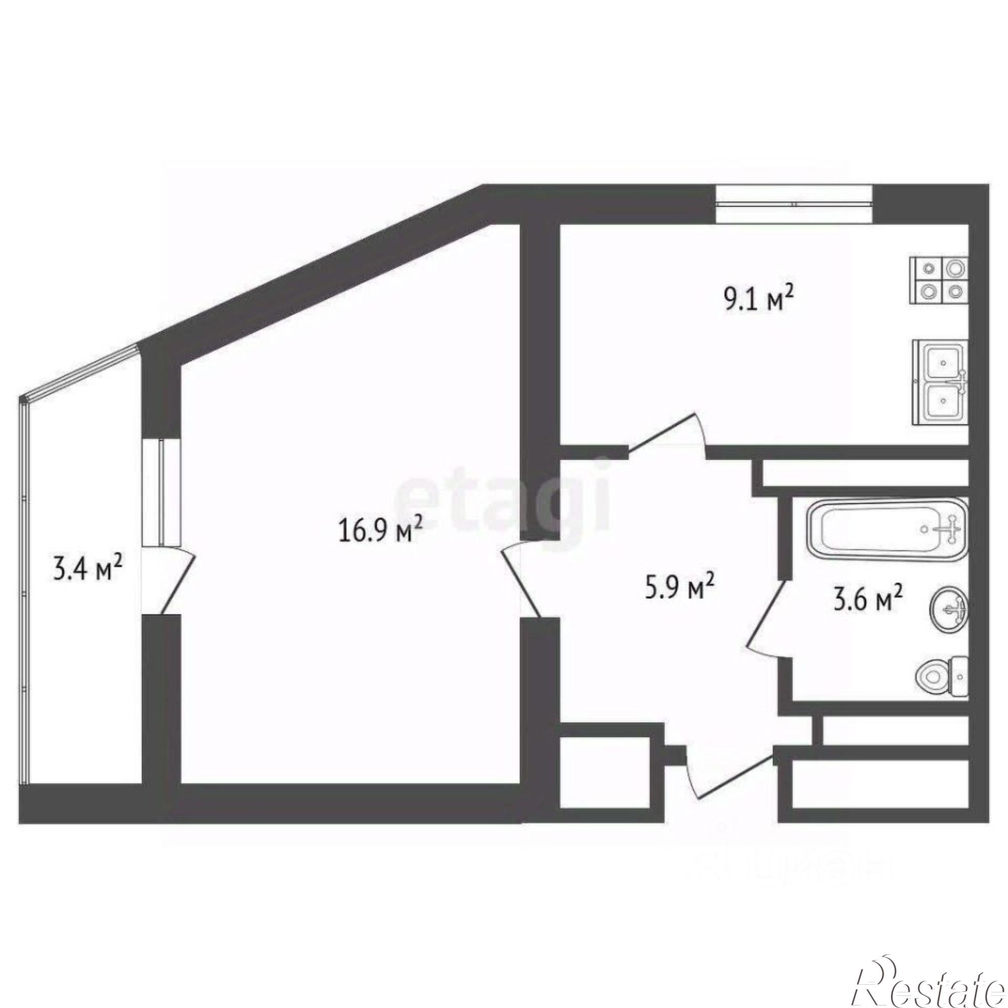 Купить квартиру за 5 850 000 рублей на ул Советской Армии, 131