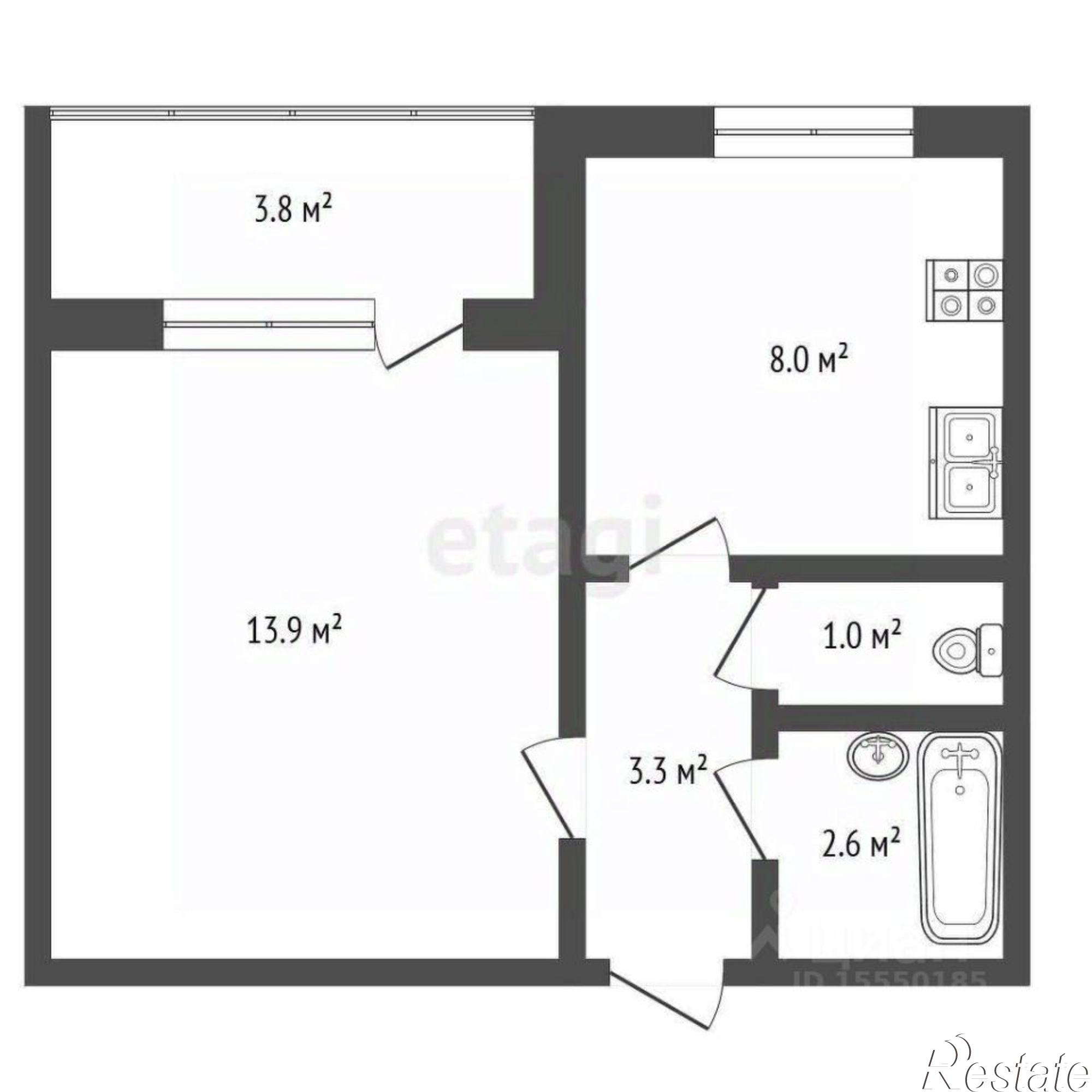 Купить квартиру за 4 000 000 рублей на Владимирская улица, 45