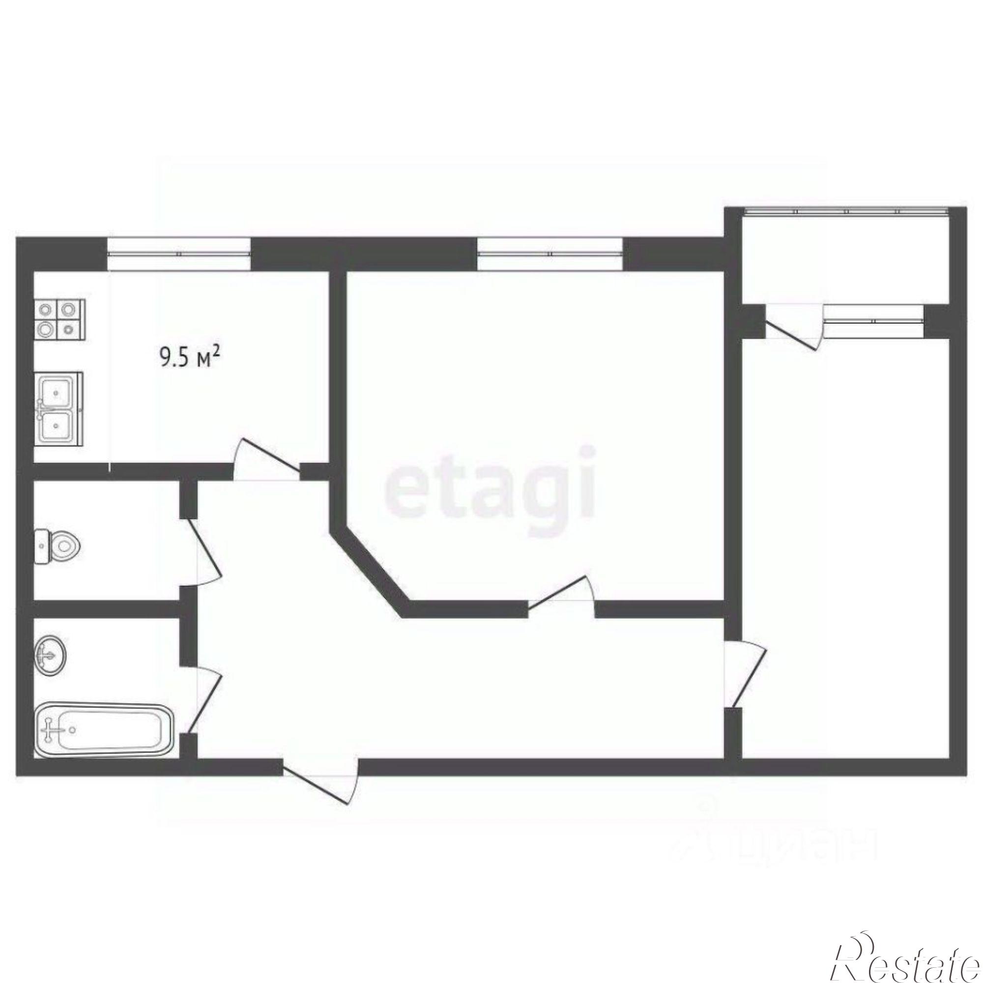 Купить квартиру за 7 400 000 рублей на улица Гастелло, 14