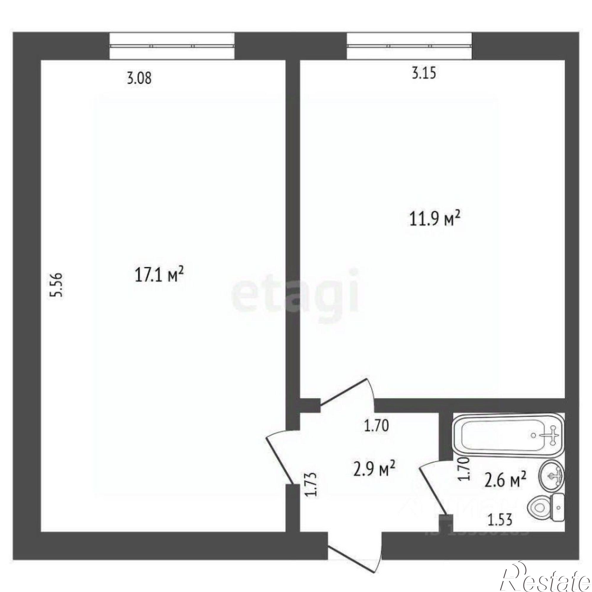 Купить квартиру за 3 250 000 рублей на ул Запорожская, 39