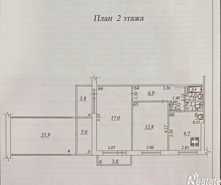 2-комн квартира ул Стара Загора, 102,  д. 102