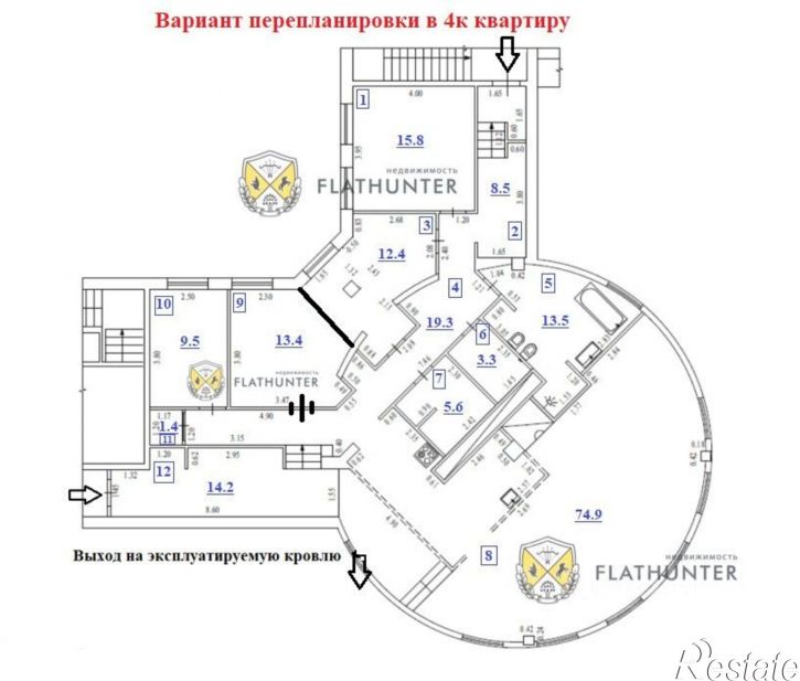 3-комн квартира улица Чкалова, 72,  д. 72