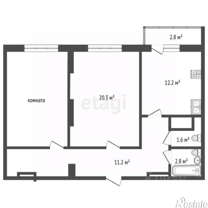 2-комн квартира улица Урицкого, 23,  д. 23