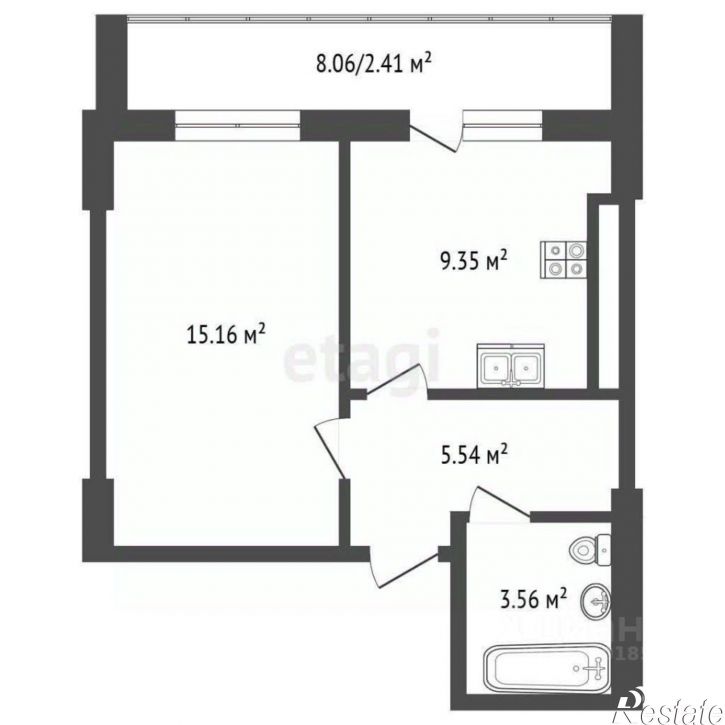 1-комн квартира 3-й проезд, 50,  д. 50