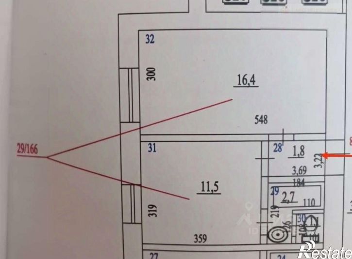 2-комн квартира проспект Кирова, 36А,  д. 36А