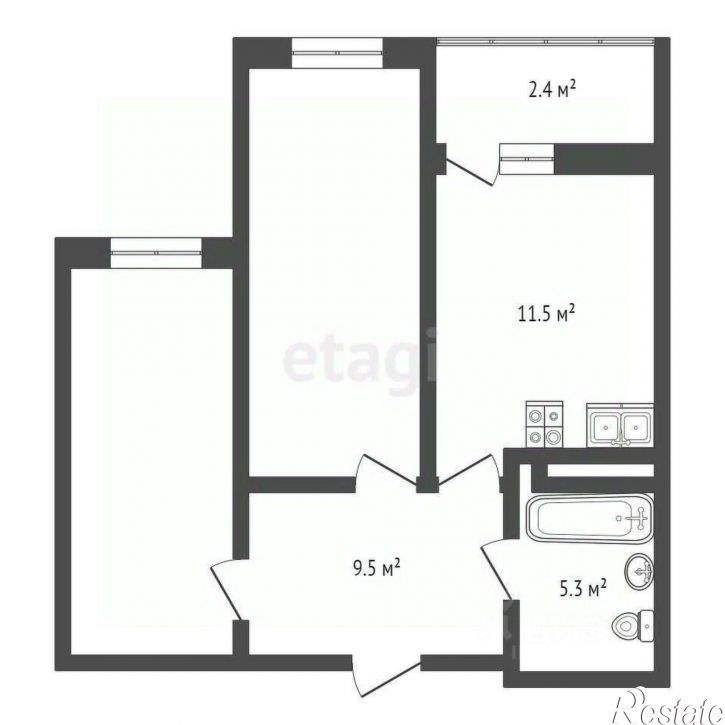 2-комн квартира ул Победы, 13Б,  д. 13Б