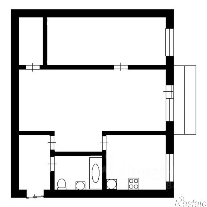 2-комн квартира улица Мориса Тореза, 85,  д. 85