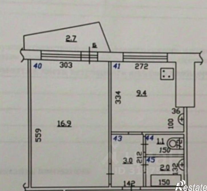 1-комн квартира улица Георгия Димитрова, 97,  д. 97