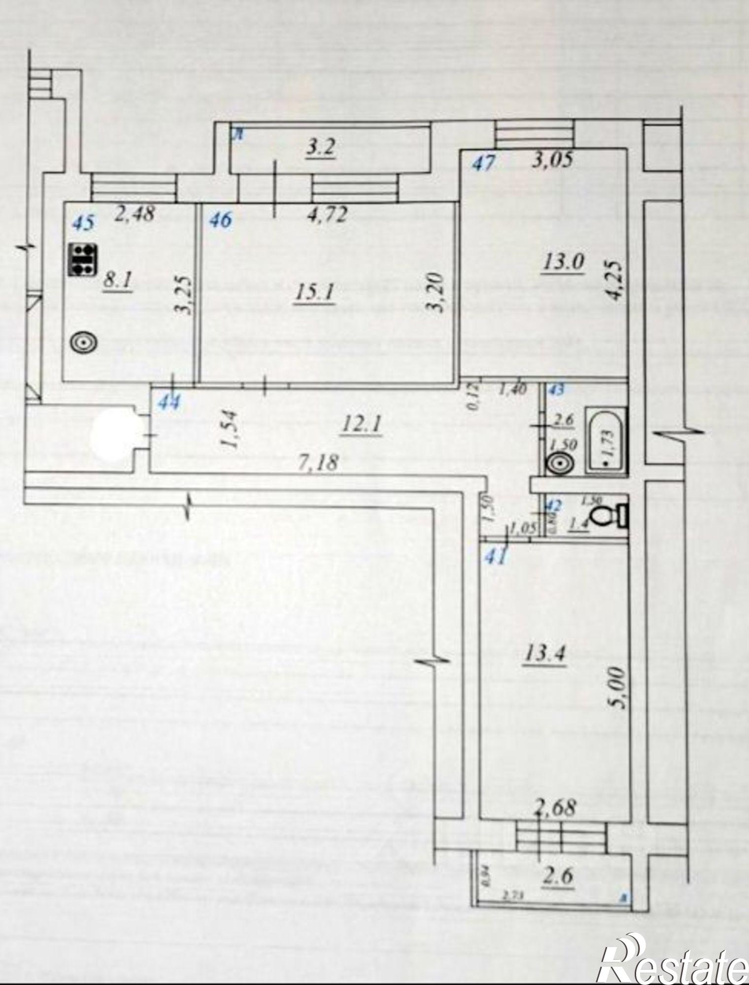 Купить квартиру за 7 500 000 рублей на улица Советской Армии, 201