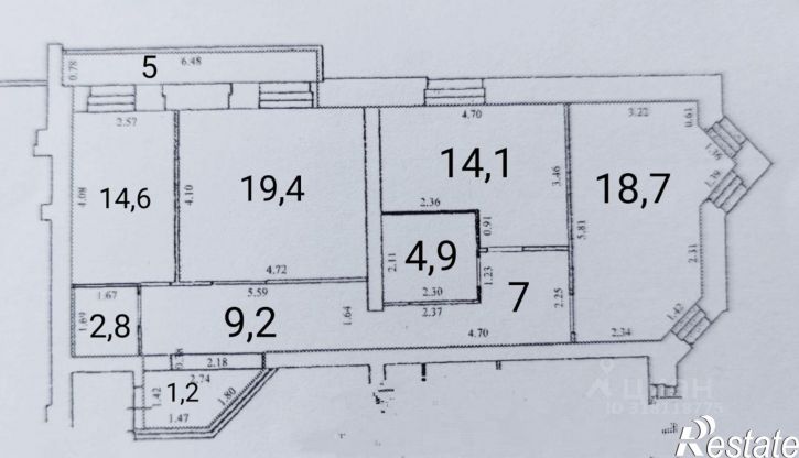 3-комн квартира улица Советской Армии, 127А,  д. 127А