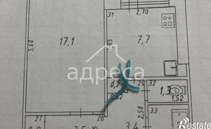 1-комн квартира Донская улица, 10,  д. 10