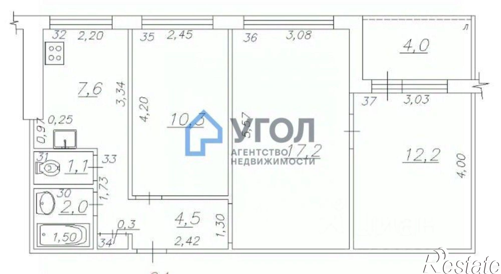 Купить квартиру за 7 850 000 рублей на Коммунистическая улица, 23