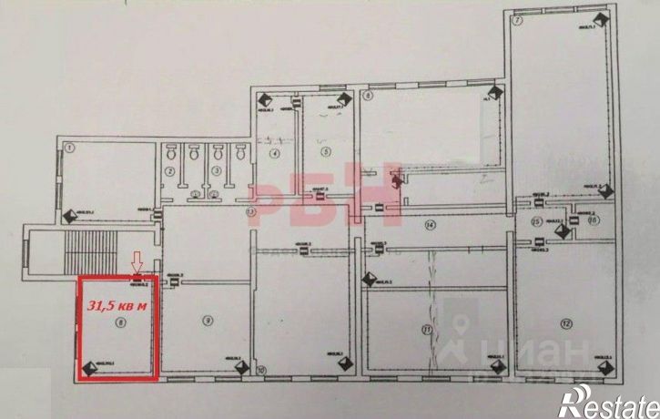Офис улица 22-го Партсъезда, 1Б,  д. 1Б
