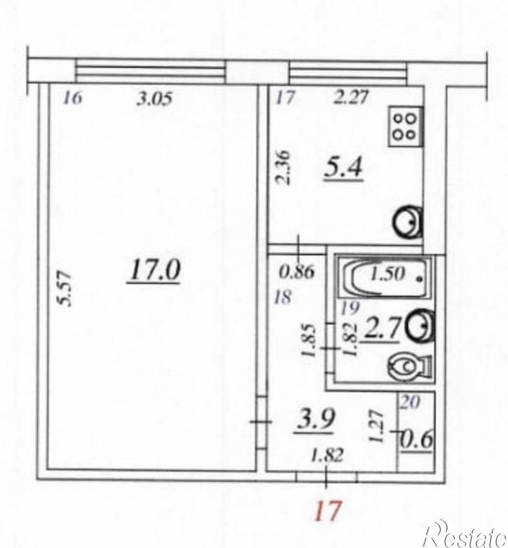 1-комн квартира проспект Карла Маркса, 466,  д. 466