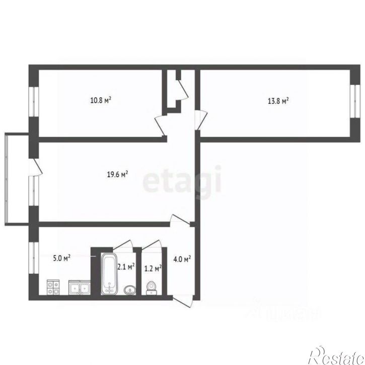 3-комн квартира проспект Кирова, 254,  д. 254