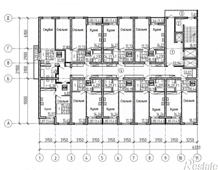 1-комн квартира Московское шоссе, 3,  д. 3