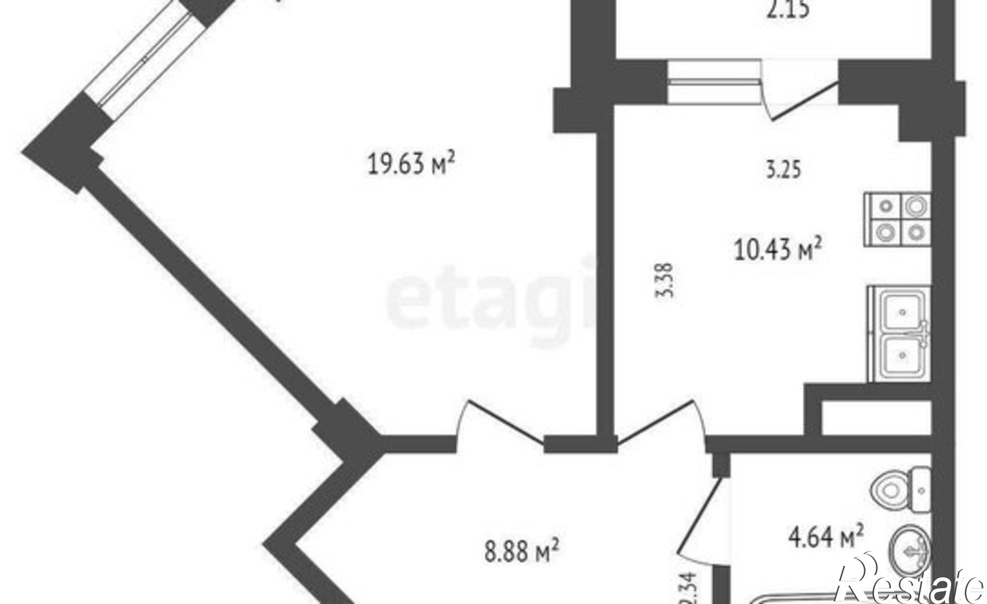 Купить квартиру за 6 300 000 рублей на просека 7-я, 106