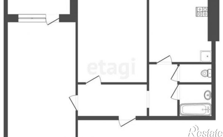 2-комн квартира Клиническая улица, 26,  д. 26