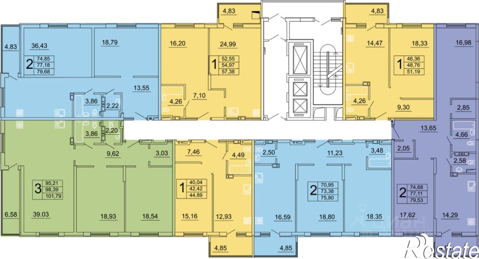 Купить квартиру за 8 440 000 рублей на 3-й проезд, 50