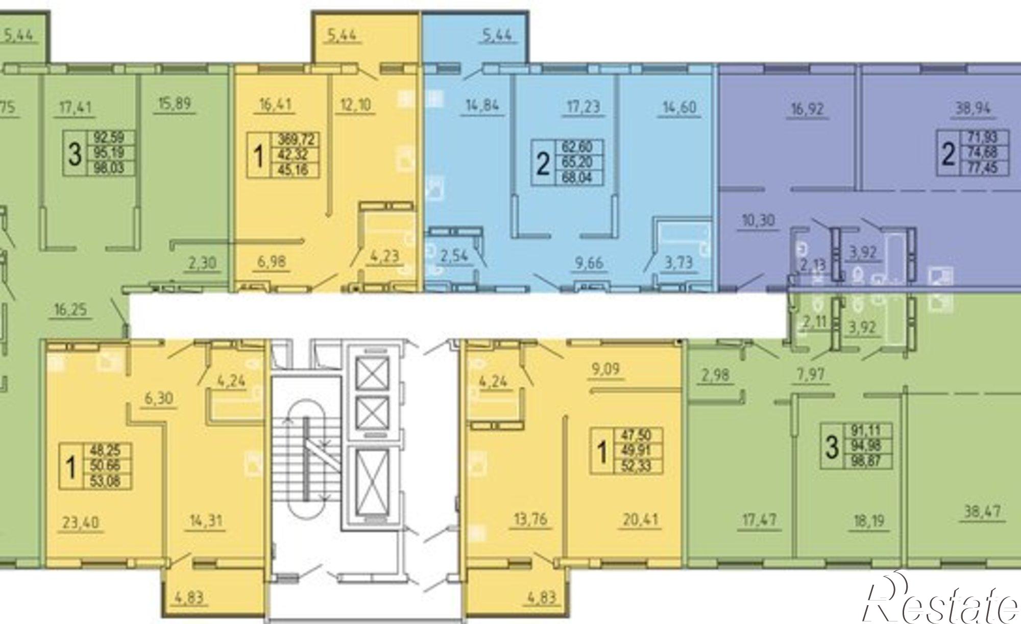 Купить квартиру за 8 130 000 рублей на улица Дыбенко, 11