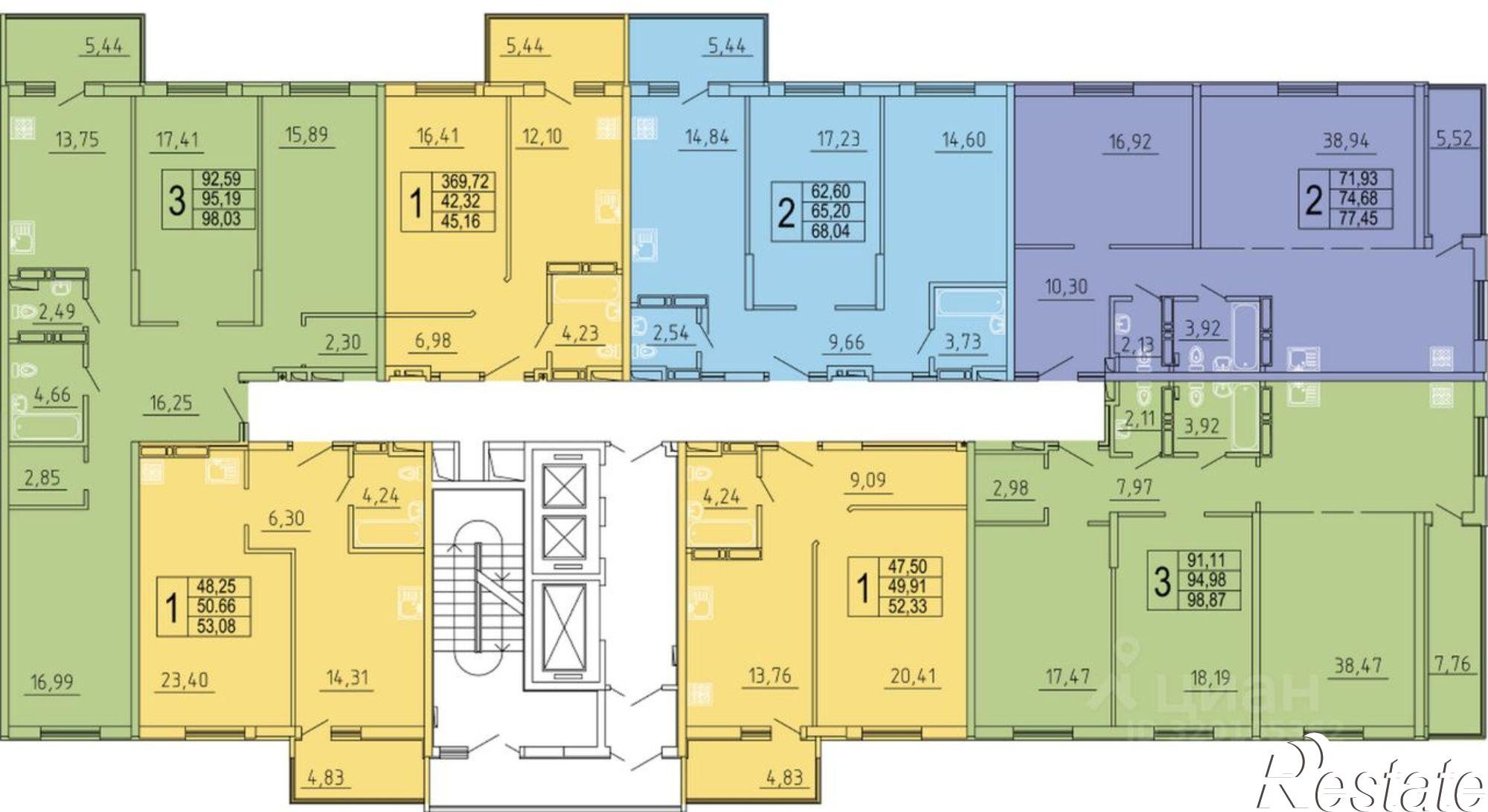 Купить квартиру за 8 100 000 рублей на улица Дыбенко, 8
