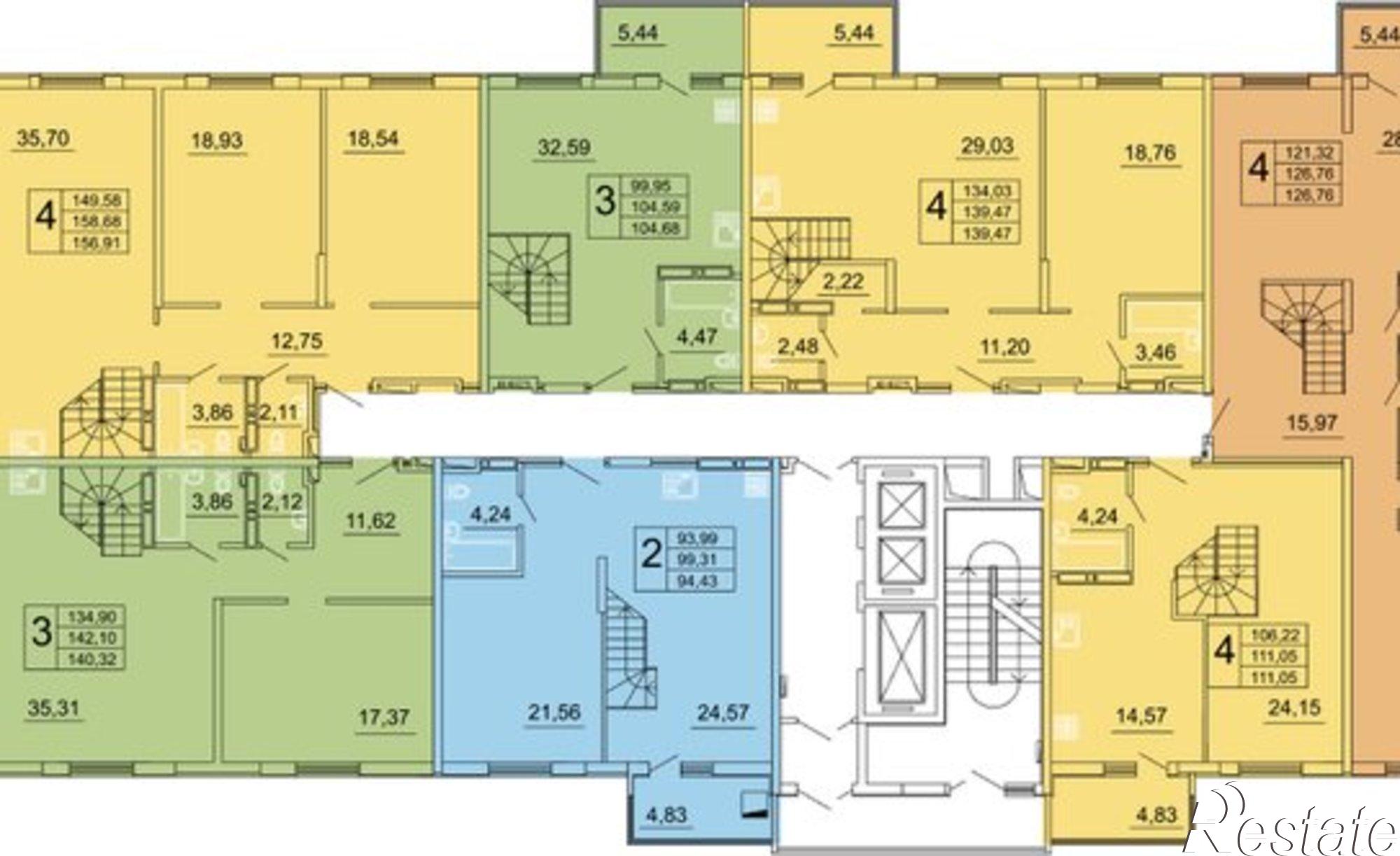 Купить квартиру за 14 790 000 рублей на ул Дыбенко, 9