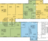 2-комн, 145 кв м, этаж 26/26 улица Дыбенко, 11