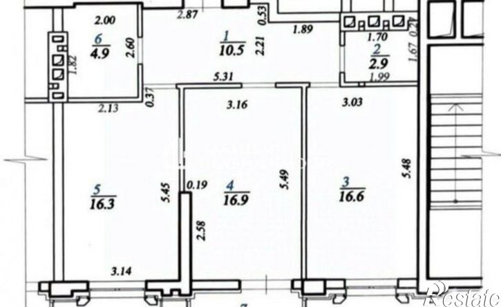 2-комн квартира улица Мусоргского, 1А,  д. 1А