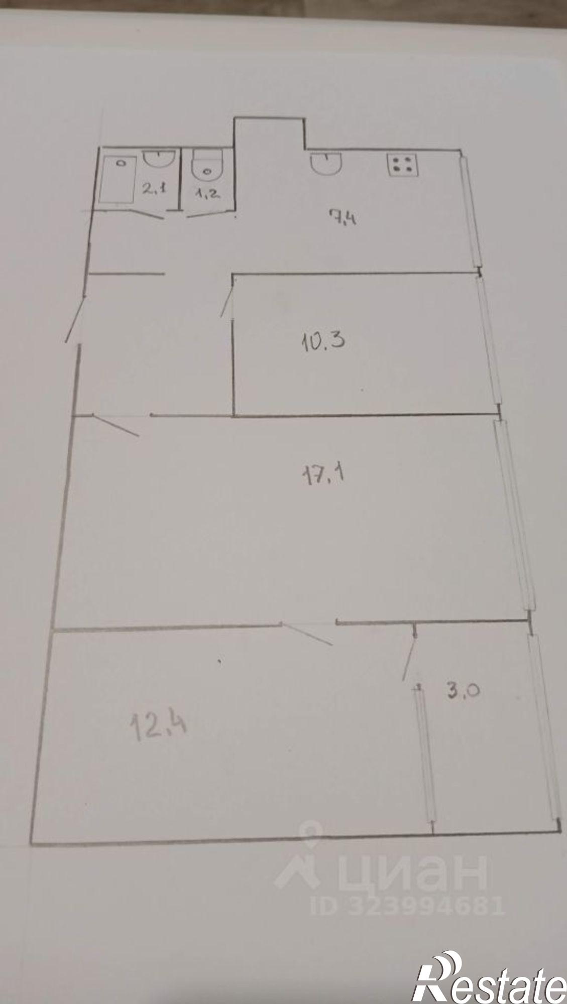 Купить квартиру за 8 900 000 рублей на Владимирская улица, 34