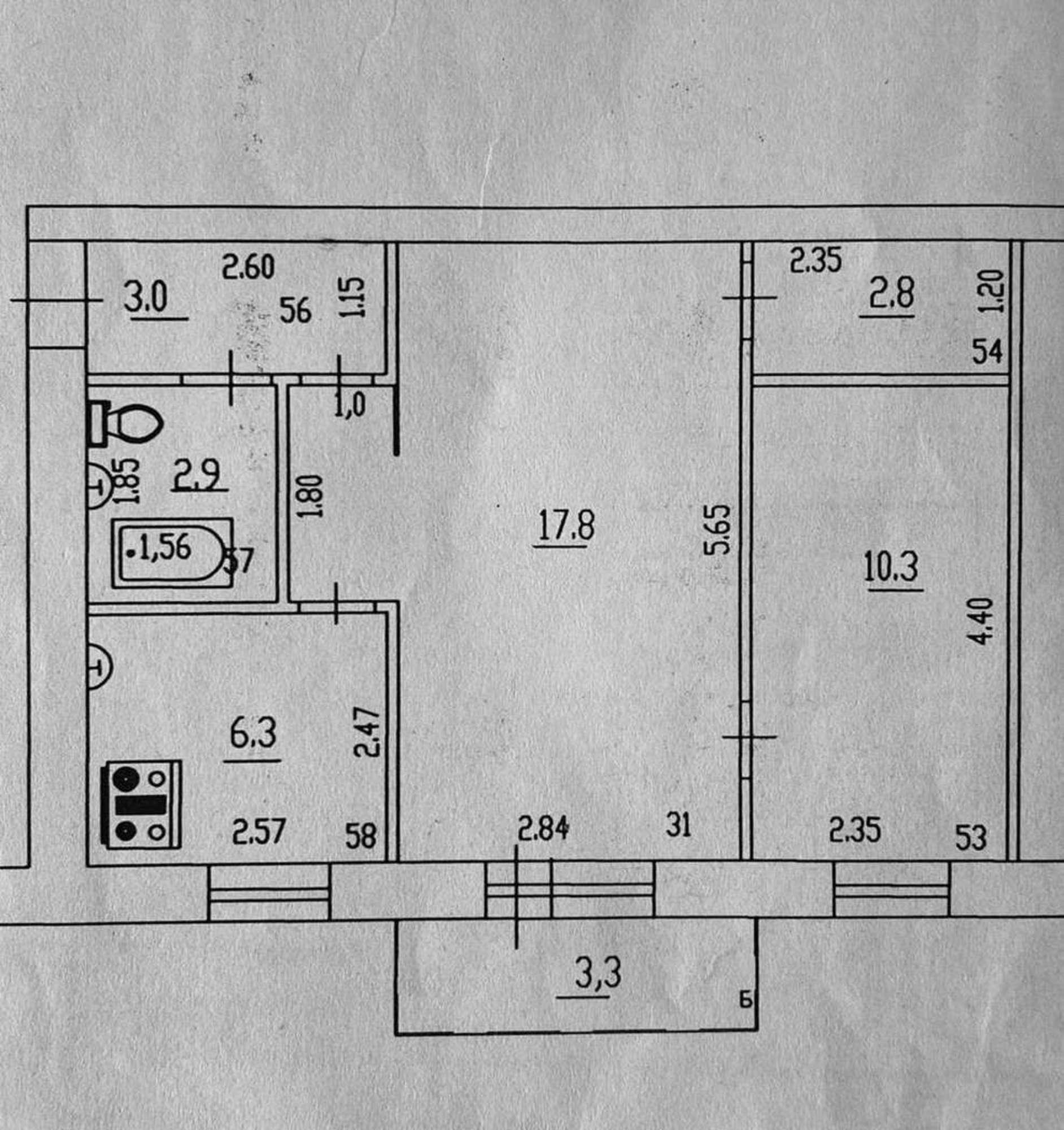 Купить квартиру за 3 600 000 рублей на Средне-Садовая улица, 59