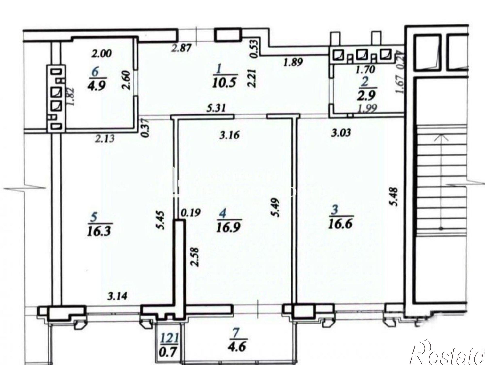 Купить квартиру за 21 000 000 рублей на ул Мусоргского, 1а
