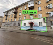 торговое помещение 55.9 кв м Фасадная улица, 11