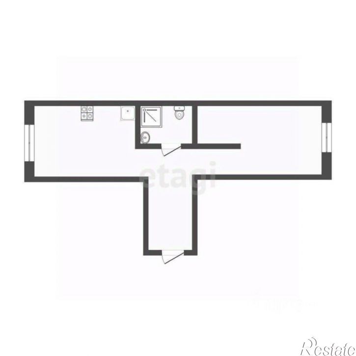 1-комн квартира ул Евгения Золотухина, 19,  д. 19