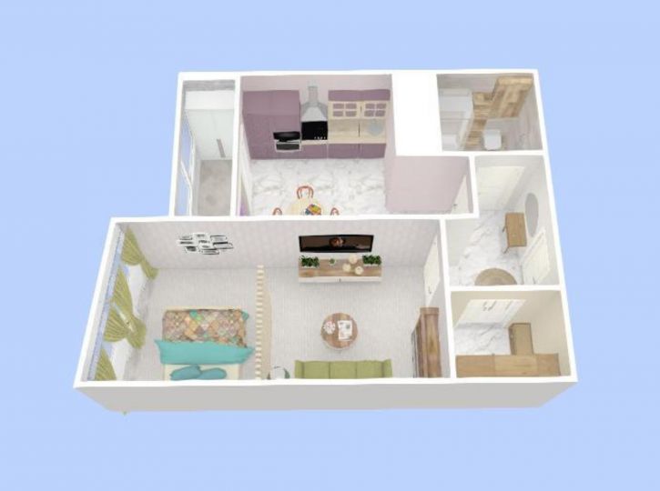 1-комн квартира Карла Маркса проспект, 244