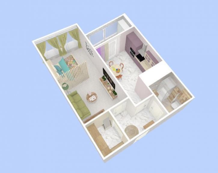 1-комн квартира Карла Маркса проспект, 244