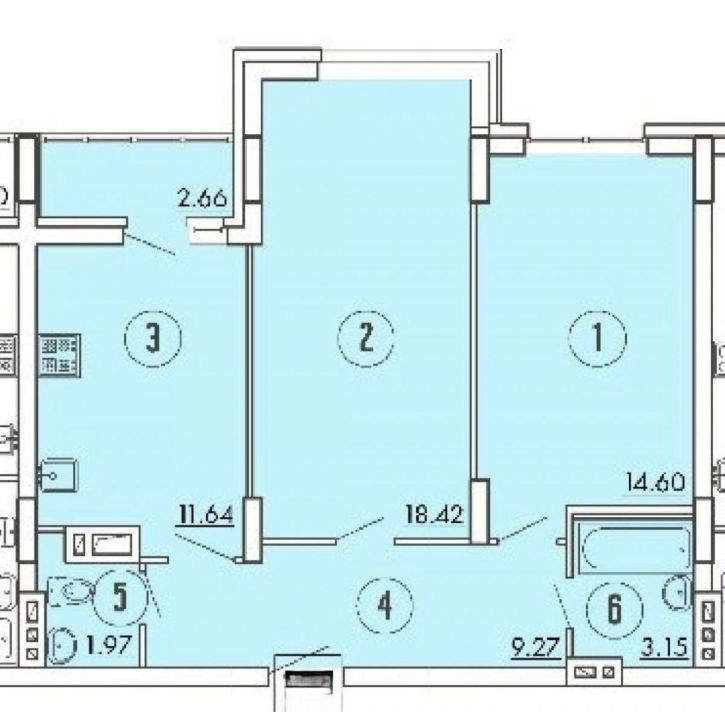 2-комн квартира Южное шоссе, 7А