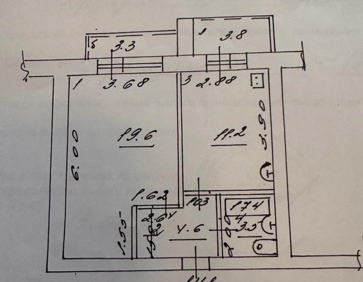 1-комн квартира Партизанская улица, 78б