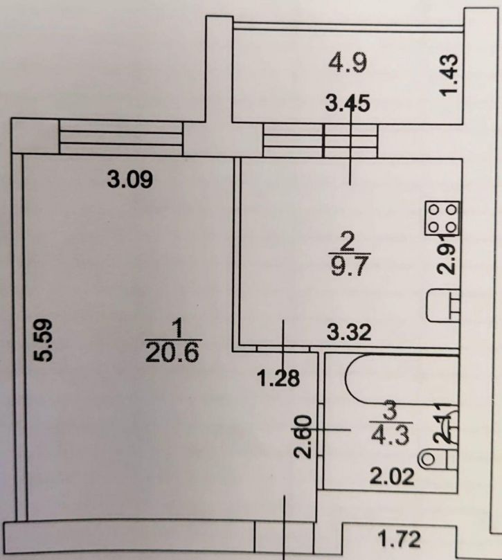 1-комн квартира Стара-Загора улица, 21